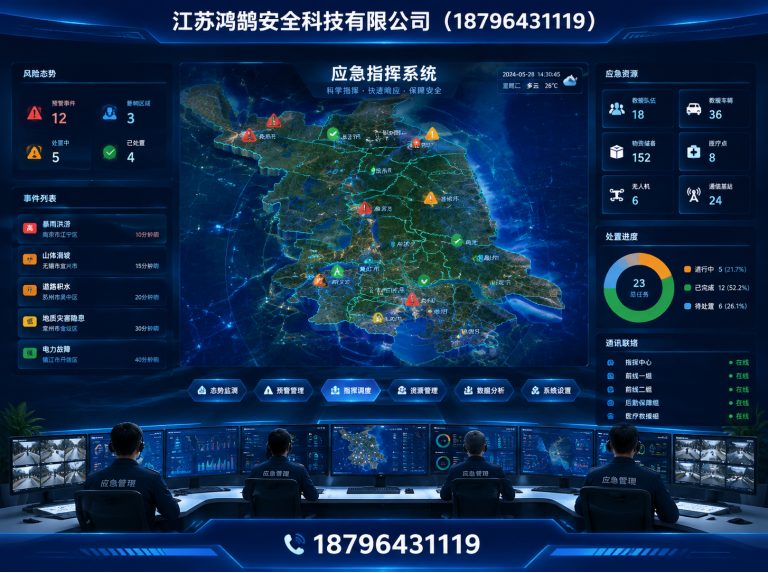 商洛消防通信指挥展示图